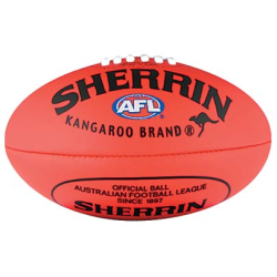 Le légendaire ballon Sherrin : l'icône absolue du football australien entre vos mains.